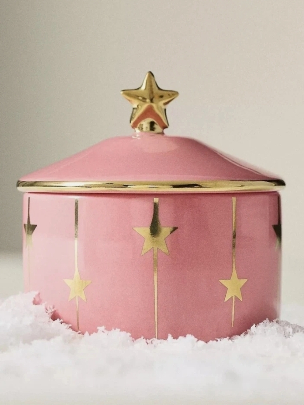 Anthropologie New York City Ballet Nutcracker Star Trinket Box Pink
